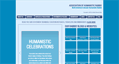 Desktop Screenshot of humanisticrabbis.org